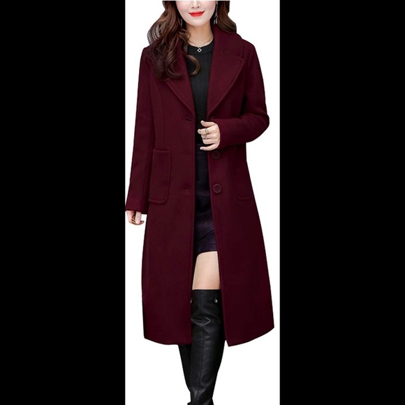Jackets & Blazers - Wool Blend Coat